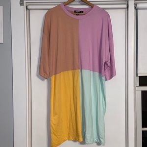 Missguided Tall Color Block T Shirt
